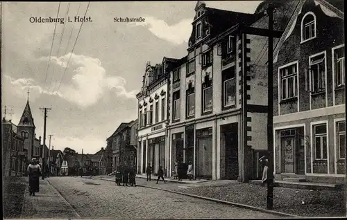 Ak Oldenburg in Holstein, Schuhstraße