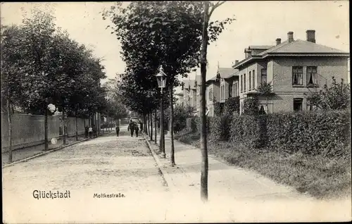 Ak Glückstadt an der Elbe, Moltkestraße