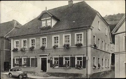 Ak Goldkronach im Fichtelgebirge, Gasthof zum Alexander von Humboldt