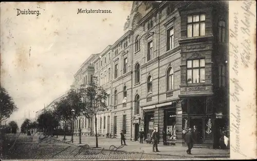 Ak Duisburg im Ruhrgebiet, Merkatorstraße