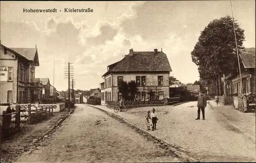 Ak Hohenwestedt in Holstein, Kieler Straße