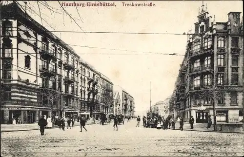 Ak Hamburg Eimsbüttel, Treskowstraße