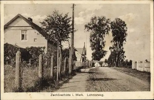Ak Zechlinerhütte Rheinsberg in der Mark, Luhmorweg
