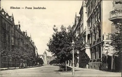 Ak München Bayern, Franz Josefstraße