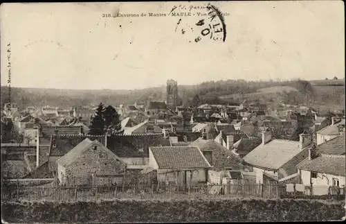 Ak Maule Yvelines, Vue Generale