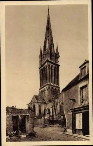 Ak Langrune sur Mer Calvados, L'Eglise, Clocher