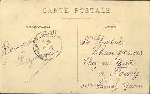 Ak Combreux Loiret, Le Chateau