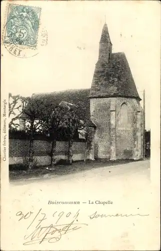 Ak Boiscommun Loiret, La Chapelle