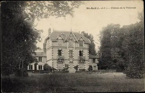 Ak St Avit Loir et Cher, Chateau de la Thierraye