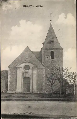 Ak Meslay Loir et Cher, L'Eglise