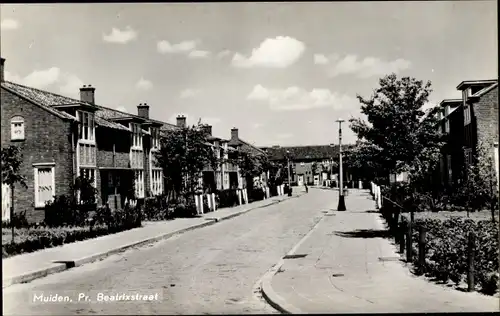 Ak Muiden Nordholland Niederlande, Pr. Beatrixstraat