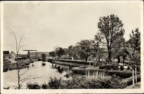 Ak Muiden Nordholland Niederlande, Burg. de Raadtsingel