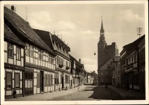 Ak Tangermünde an der Elbe, Kirchstraße