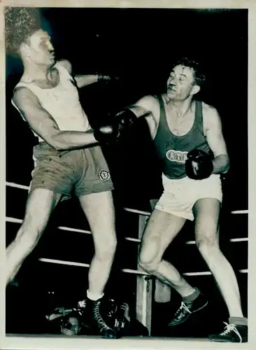 Foto Boxen, Schwergewicht, Krüger, VP Berlin, Netuka, ATK Prag, 1952