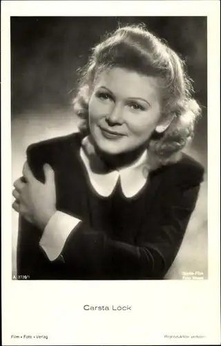 Ak Schauspielerin Carsta Löck, Portrait
