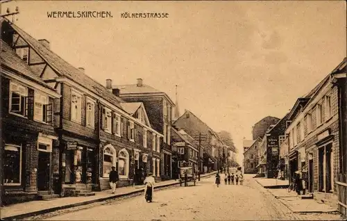 Ak  Wermelskirchen im Bergischen Land, Kölnerstraße