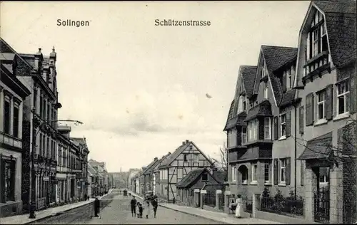 Ak Solingen in Nordrhein Westfalen, Schützenstraße