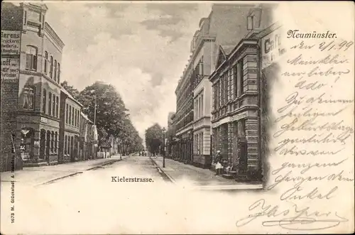 Ak Neumünster in Holstein, Kielerstraße