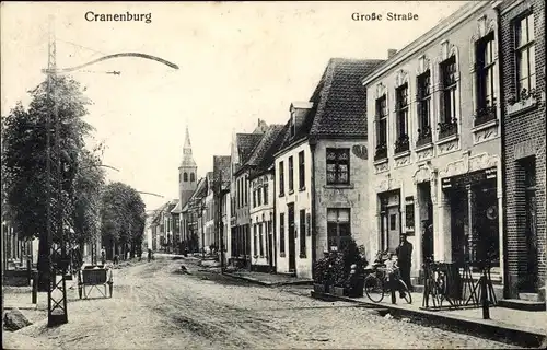 Ak Kranenburg Niederrhein, Große Straße