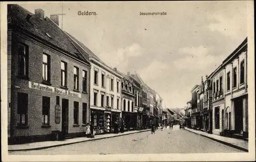 Ak Geldern Niederrhein, Issumerstraße, Restauration Börse, Inh. H. Burgholz