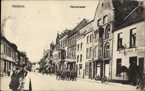 Ak Geldern am Niederrhein, Hartstraße, Restaurant Börse