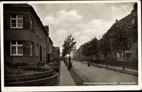 Ak Hochemmerich Rheinhausen Duisburg im Ruhrgebiet, Eduardstraße