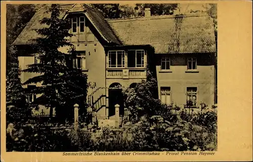 Ak Blankenhain Crimmitschau in Sachsen, Pension Heymer