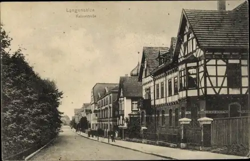Ak Bad Langensalza in Thüringen, Kaiserstraße