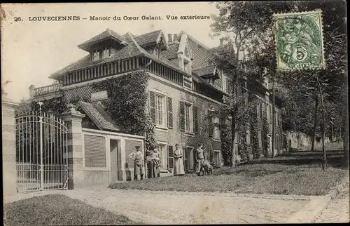 Ak Louveciennes Yvelines, Manoir du Coeur Galant