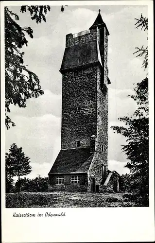 Ak Lautertal im Odenwald, Kaiserturm auf der Neunkirchener-Höhe