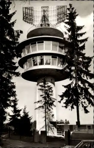 Ak Lindenfels im Odenwald Hessen, Radarturm