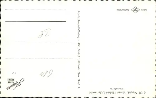 Ak Lindenfels im Odenwald Hessen, Radarturm