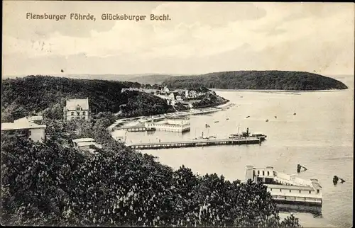 Ak Glücksburg an der Ostsee, Flensburger Förde, Glücksburger Bucht