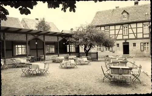 Ak Stecklenberg Thale im Harz, Autopark Hotel