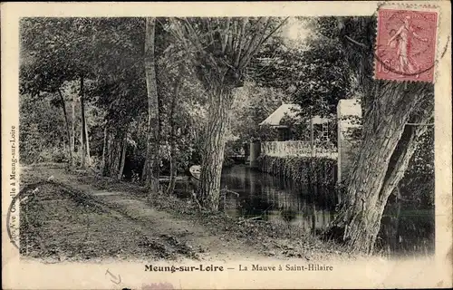 Ak Meung sur Loire Loiret, La Mauve a Saint Hilaire