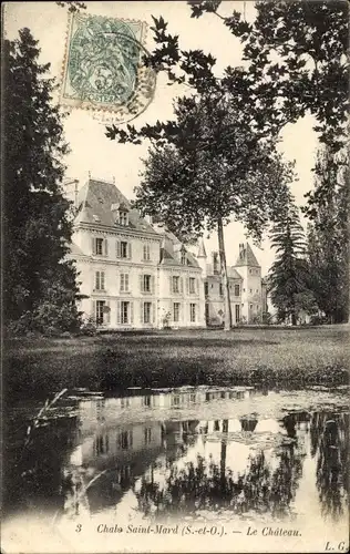 Ak Chalo Saint Mars Essonne, Le Chateau
