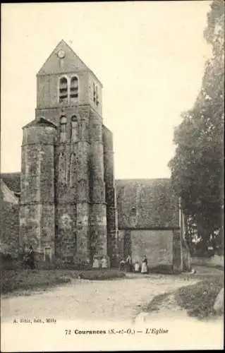 Ak Courances Essonne, L'Eglise