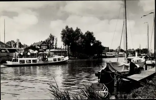 Ak Monnikendam Waterland Nordholland Niederlande, Hotel Cafe Restaurant Stuttenburgh