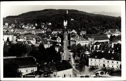 Ak Klagenfurt am Wörthersee Kärnten, Panorama, Kreuzbergl