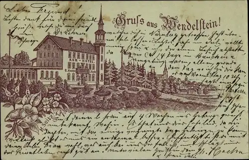 Litho Wendelstein in Mittelfranken, Kurhotel