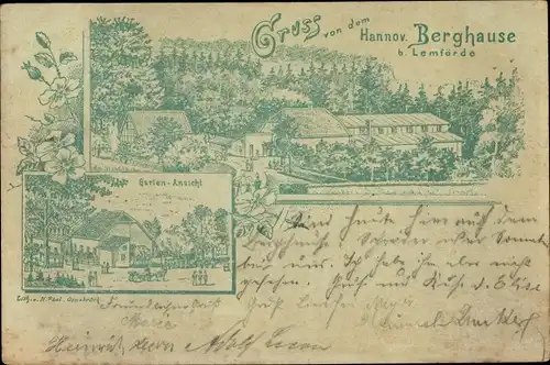 Litho Lemförde in Niedersachsen, Etablissement Hannover Berghaus