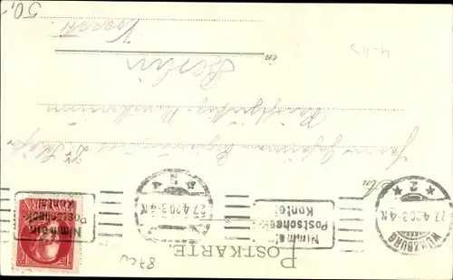 Litho Würzburg am Main Unterfranken, Kgl. Residenz