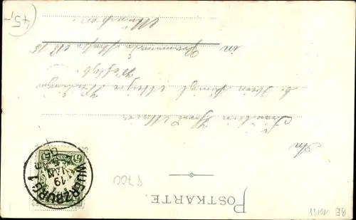 Litho Würzburg am Main Unterfranken, Weinhaus Sandhof