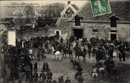 Ak La Celle les Bordes Yvelines, L'equipage de Bonnelles en route pour l'attaque