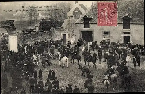 Ak La Celle les Bordes Yvelines, L'equipage de Bonnelles en route pour l'attaque