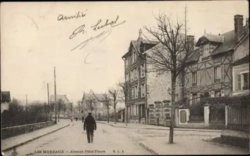 Ak Les Mureaux Yvelines, Avenue Felix Faure