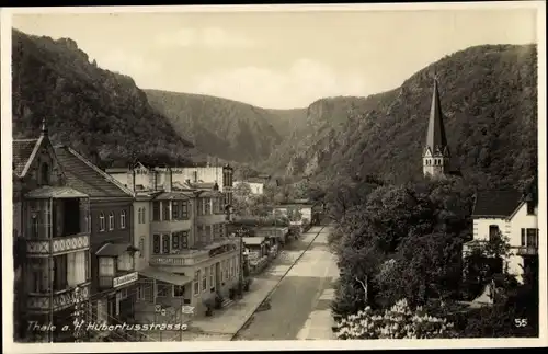 Ak Thale im Harz, Hubertusstraße