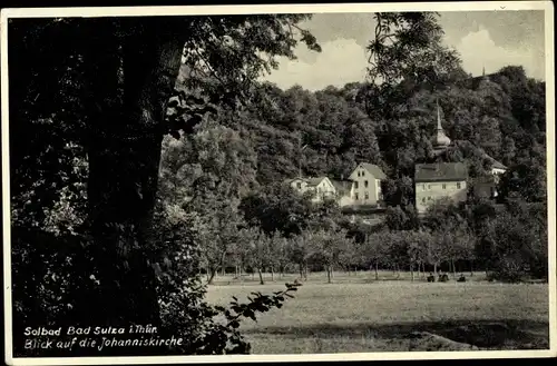 Ak Bad Sulza in Thüringen, Blick auf die Johanniskirche