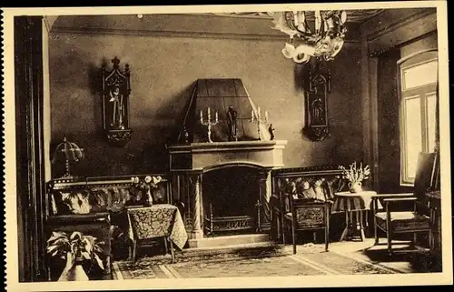 Ak Weimar in Thüringen, Institut Weiss, Musikzimmer