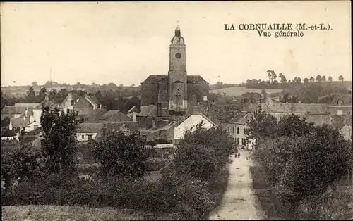 Ak La Cornuaille Maine et Loire, Vue generale